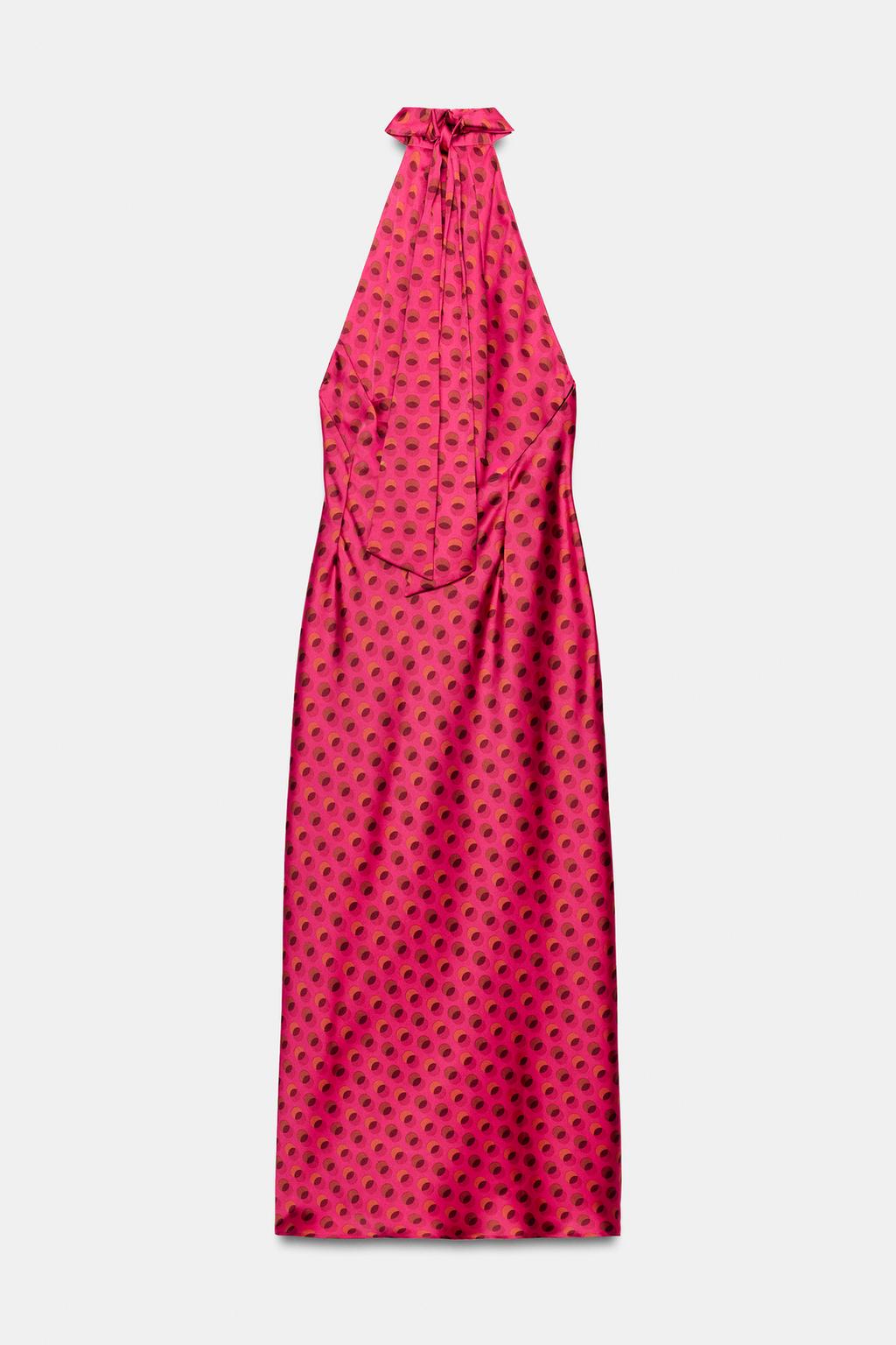 Robe Mi-longue Col Halter (4)