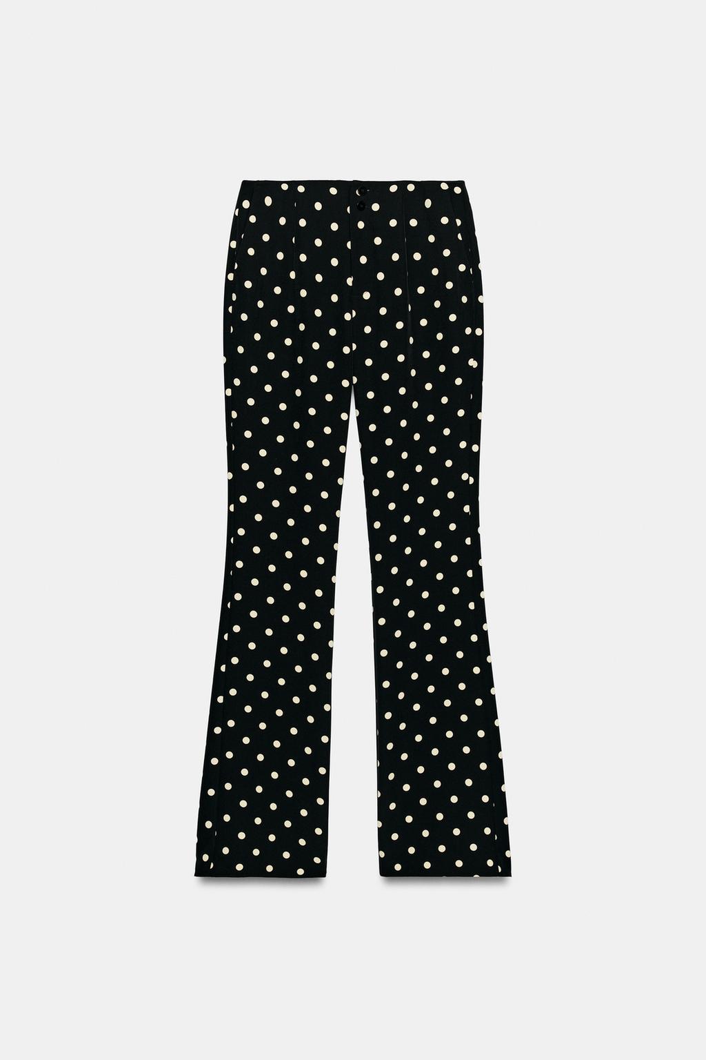 Pantalon Évasé à Pois (2)