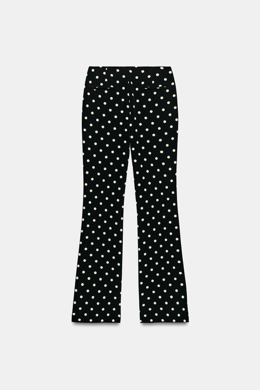 Pantalon Évasé à Pois (3)